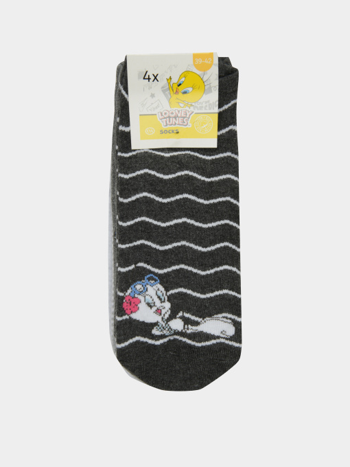 Носки и гольфы C&A модель 4868875_серый с рисунком Фото