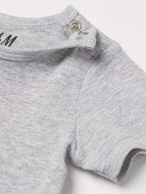 Одежда для младенцев H&M модель 9006732kwer_Серый Фото