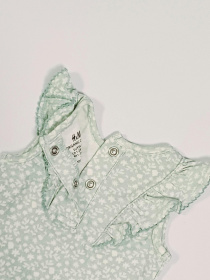 Одяг для немовлят H&M модель 9530458kwer_Зелено-белый Фото
