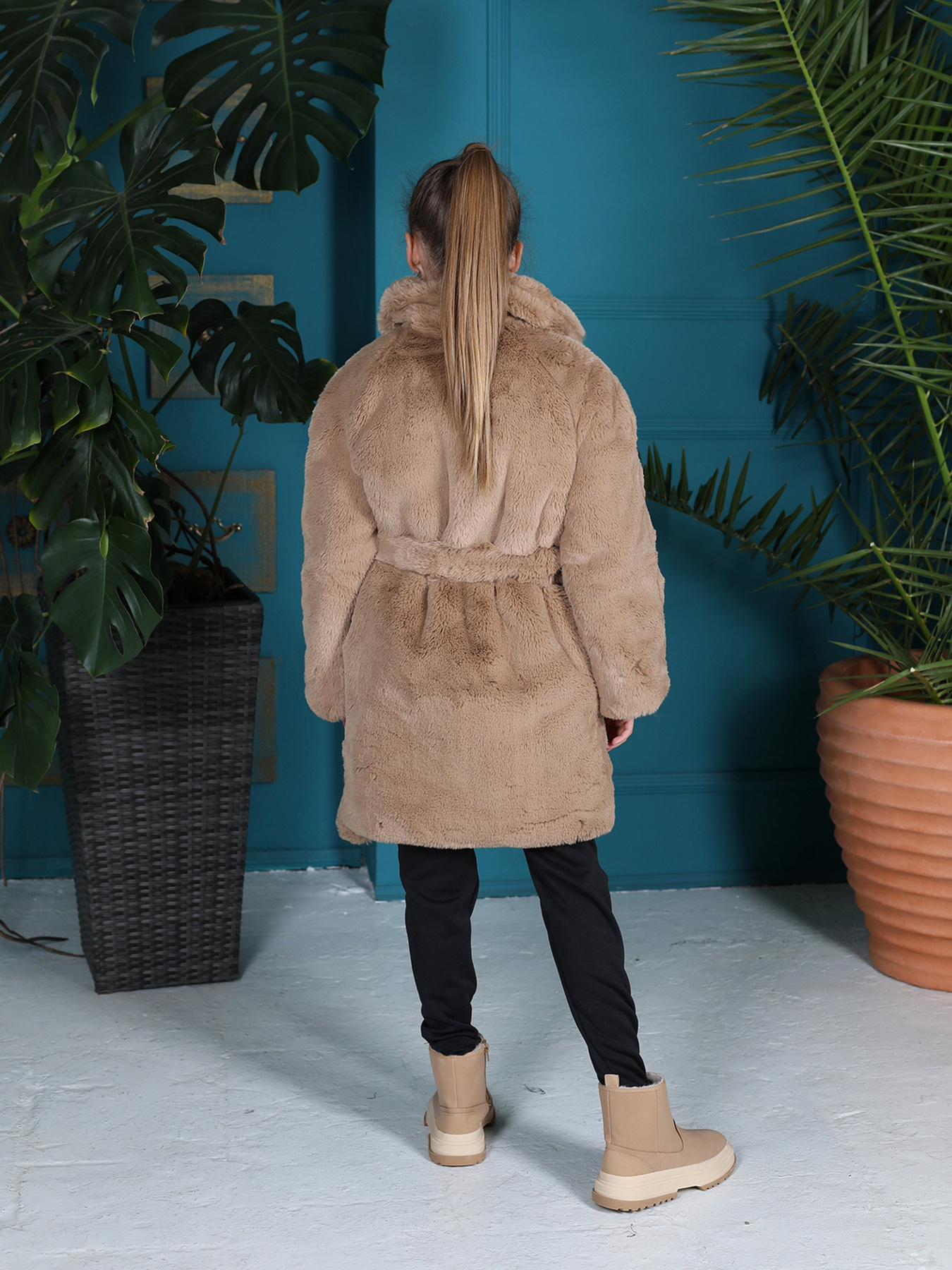 Куртки и дубленки ISSA Plus модель CD-485_beige Фото