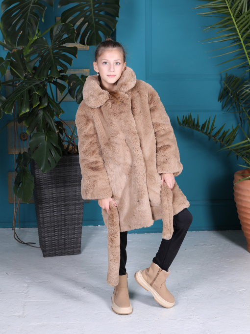 Куртки и дубленки ISSA Plus модель CD-485_beige Фото