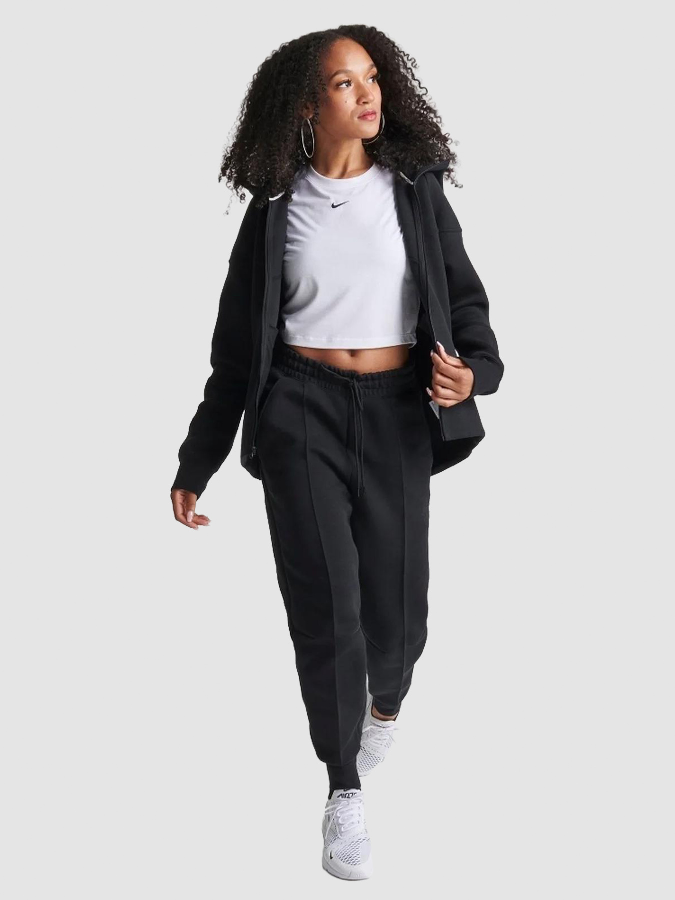 Худі та світшоти NIKE Tech Fleece Windrunner Full-Zip модель FB8338-010 Фото