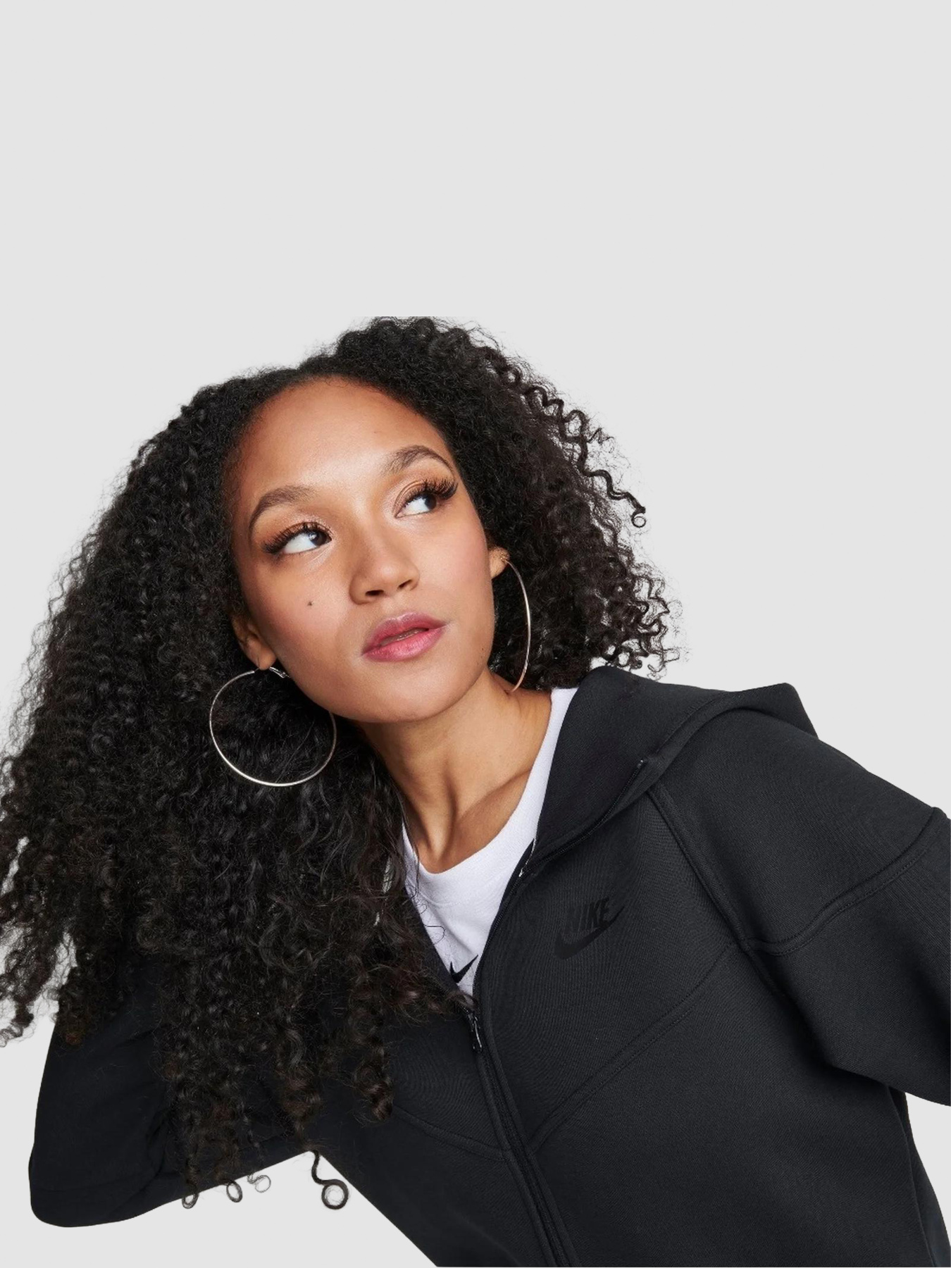 Худі та світшоти NIKE Tech Fleece Windrunner Full-Zip модель FB8338-010 Фото
