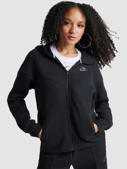 Худи и свитшоты NIKE Tech Fleece Windrunner Full-Zip модель FB8338-010 Фото