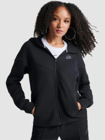 Худи и свитшоты NIKE Tech Fleece Windrunner Full-Zip модель FB8338-010 Фото