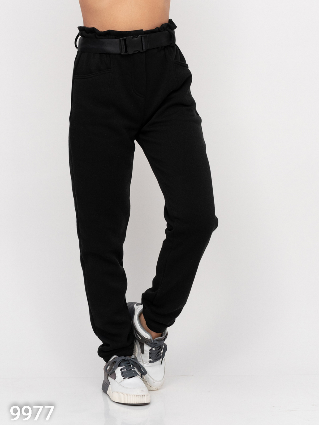 Штани ISSA Plus модель 9977_black Фото