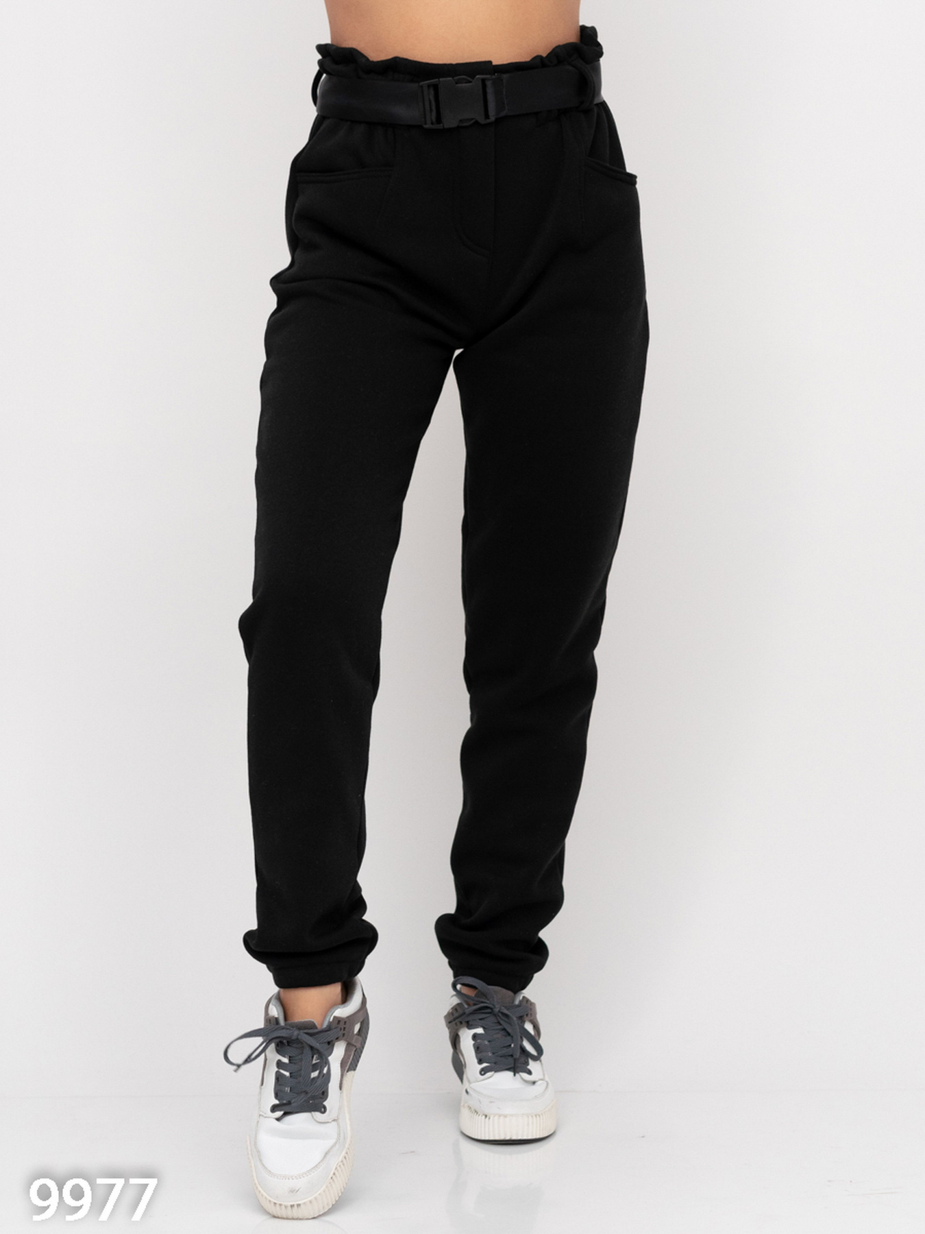 Штани ISSA Plus модель 9977_black Фото