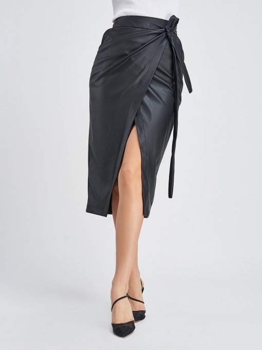 Спідниці ISSA Plus модель 11278_black Фото