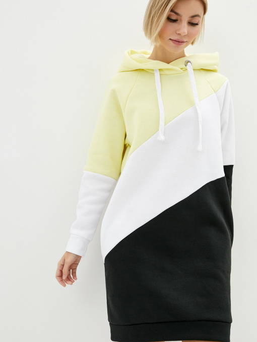 Платья ISSA Plus модель SA-60_blackyellow Фото