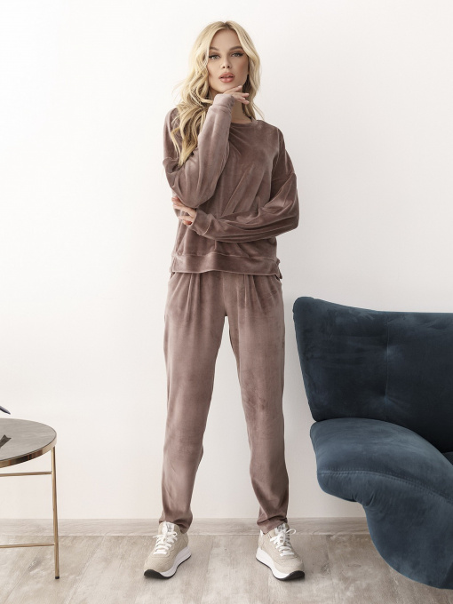 Костюмы ISSA Plus модель 12251_beige Фото