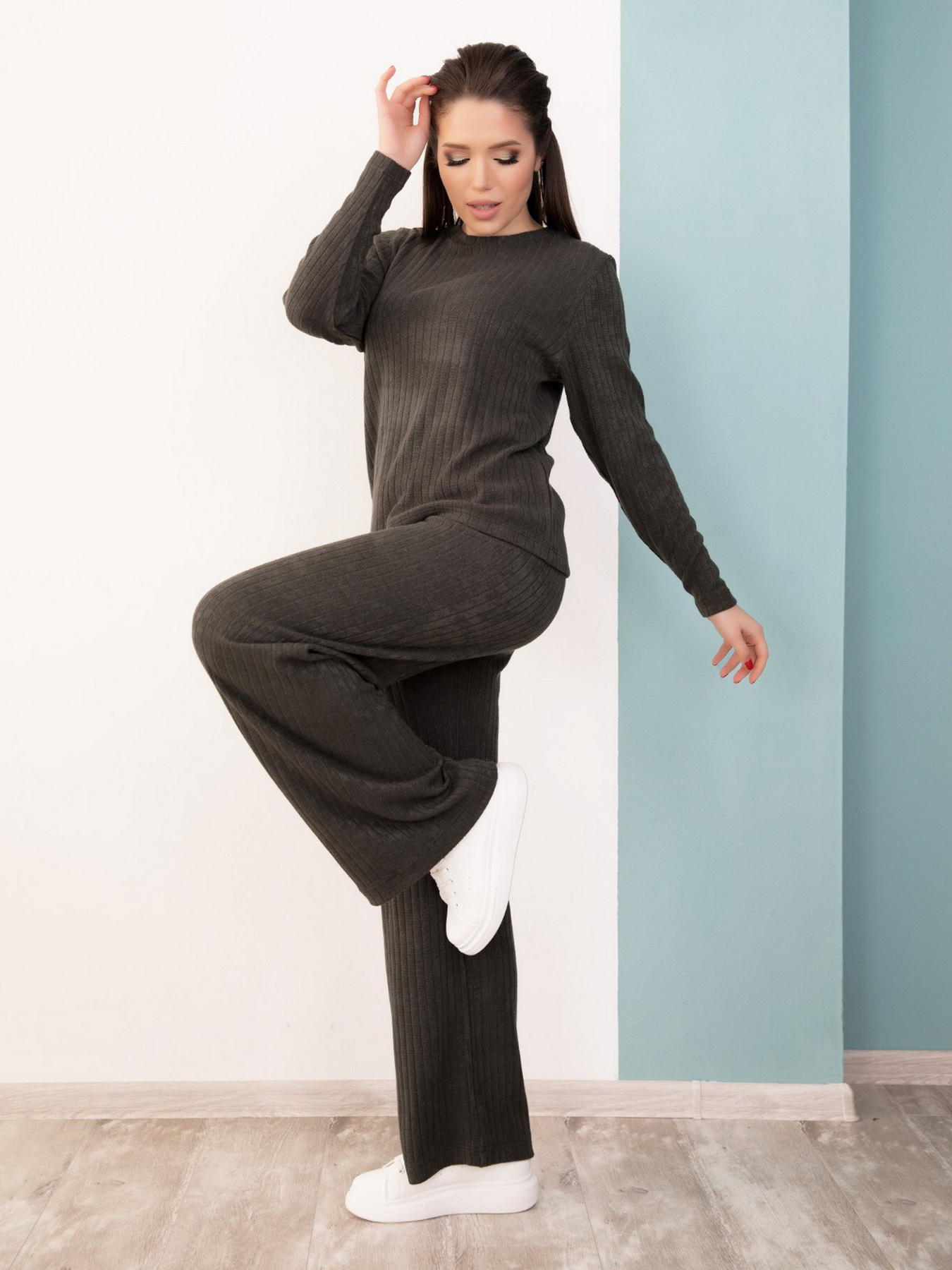 Костюмы ISSA Plus модель 12531_gray Фото