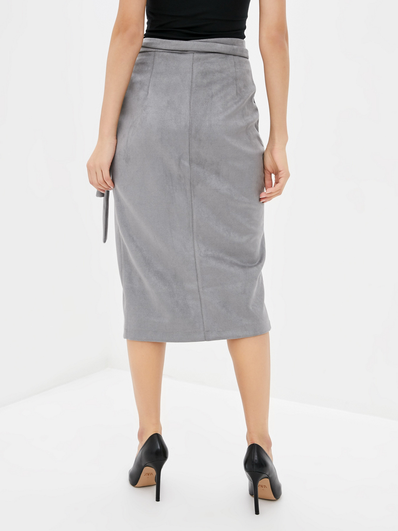 Юбки ISSA Plus модель 12201_gray Юбки ISSA Plus модель 12201_gray Фото
