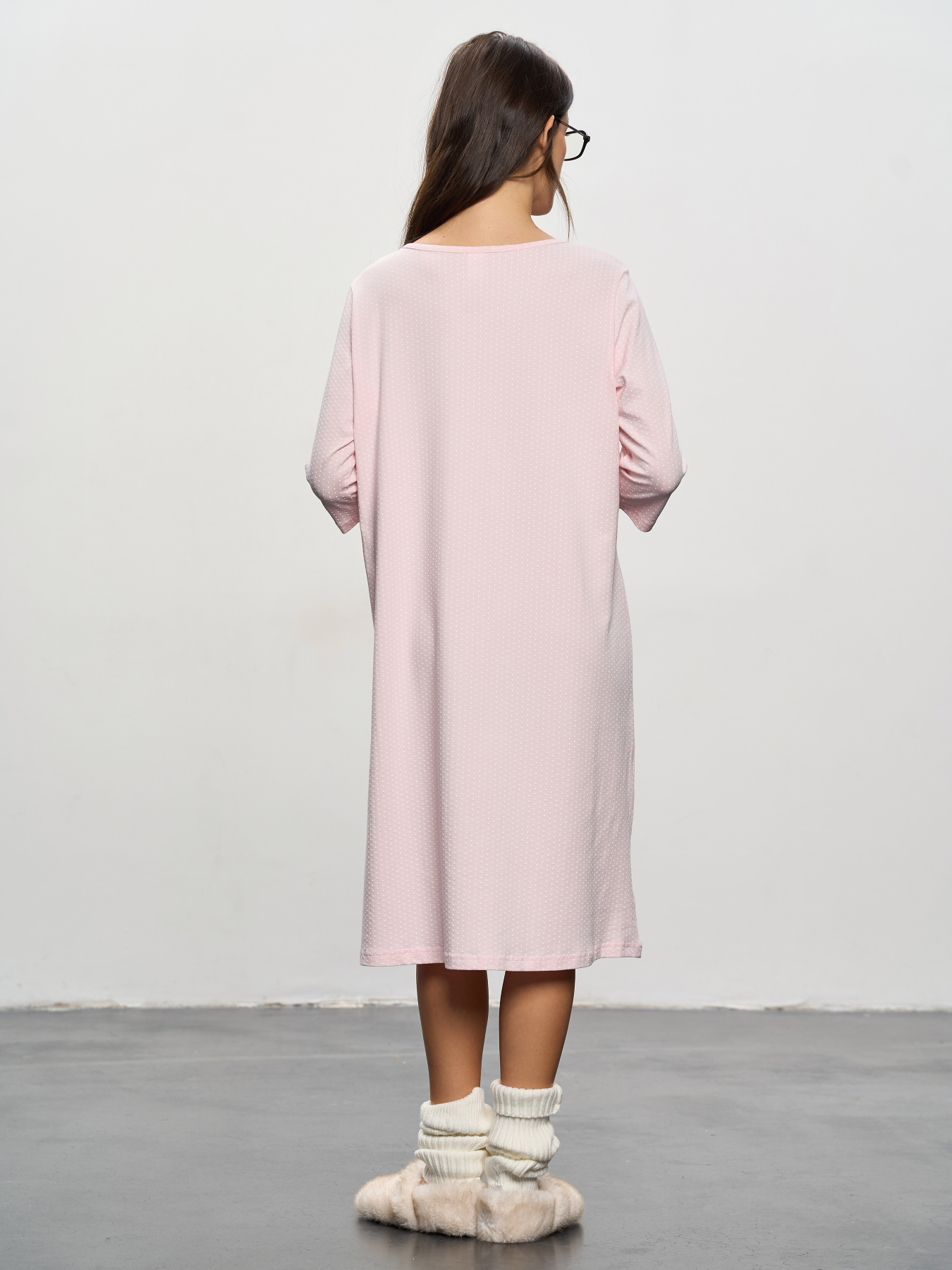 Одяг для дому та сну Роза модель 250912_pink Фото