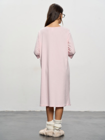 Одяг для дому та сну Роза модель 250912_pink Фото
