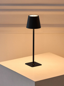 Настольная светодиодная лампа с аккумулятором черная MBM HOME модель DH-LAMP-15 BLACK Фото