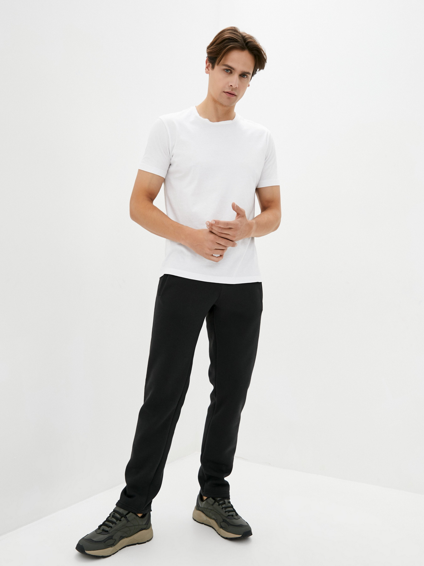 Брюки ISSA Plus модель GN-405_black Фото