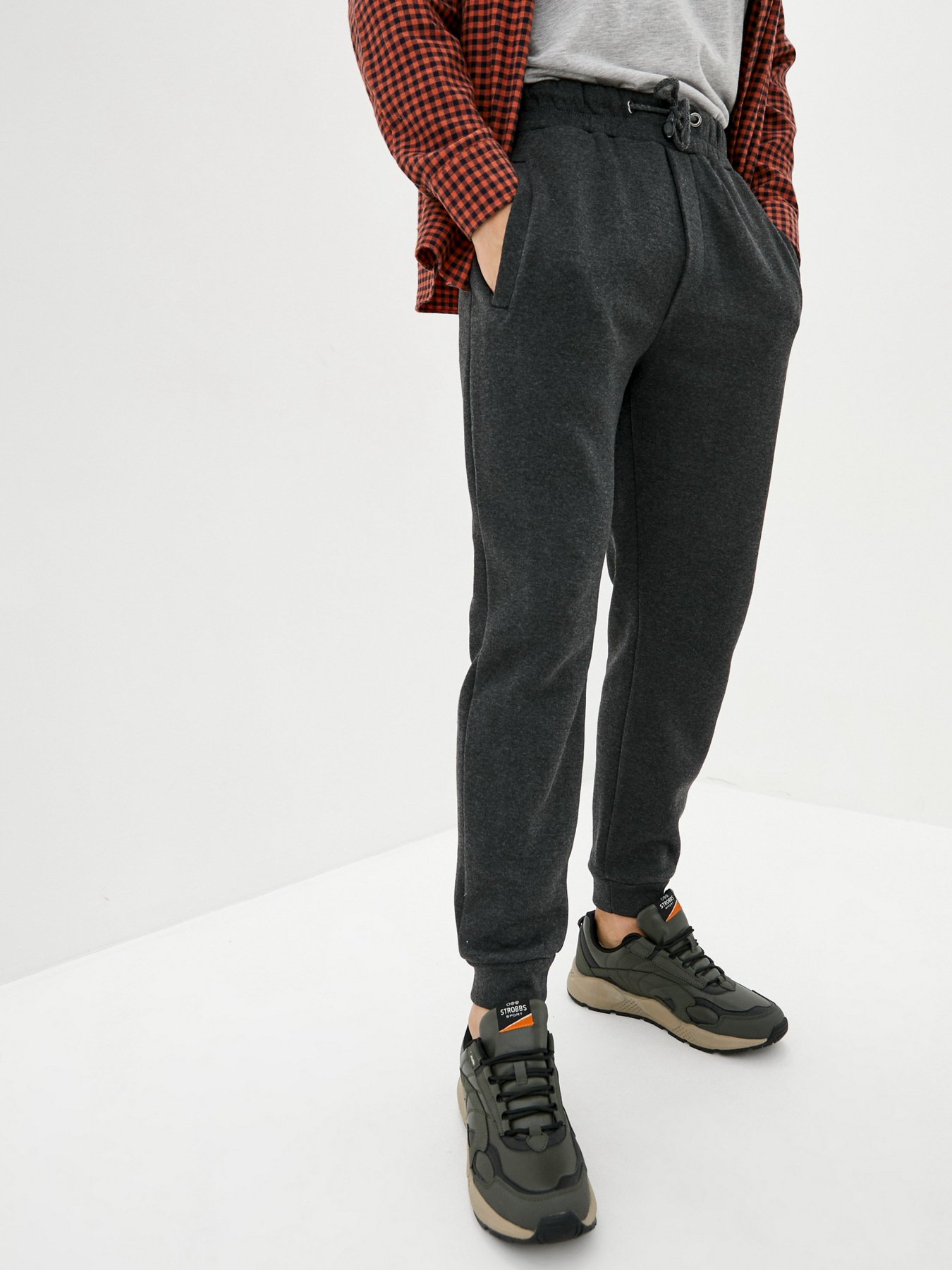 Брюки ISSA Plus модель GN-405_darkgray Брюки ISSA Plus модель GN-405_darkgray Фото
