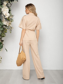 Костюми ISSA Plus модель 12590_beige Фото