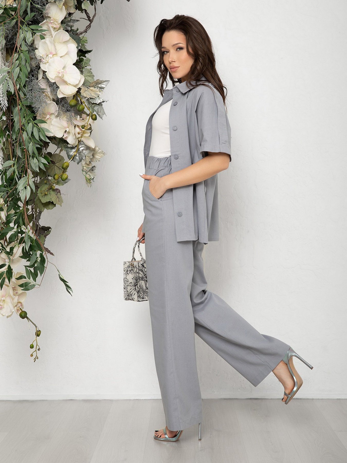 Костюми ISSA Plus модель 12590_gray Фото