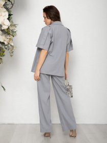 Костюми ISSA Plus модель 12590_gray Фото
