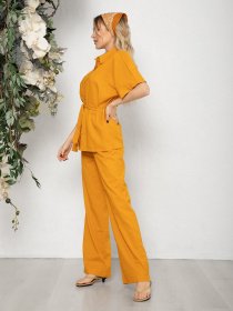 Костюми ISSA Plus модель 12590_mustard Фото