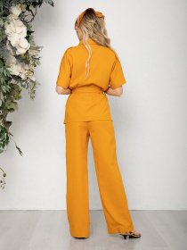 Костюми ISSA Plus модель 12590_mustard Фото