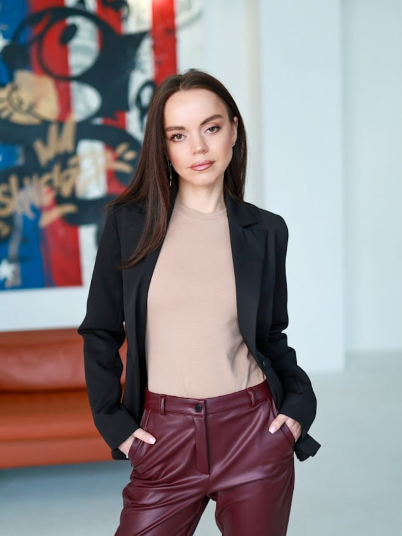 Брюки LadyLike модель ll171180059-bordovj Фото