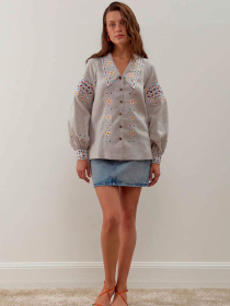 Вышиванки Folk Moda модель fm3046-srij Фото