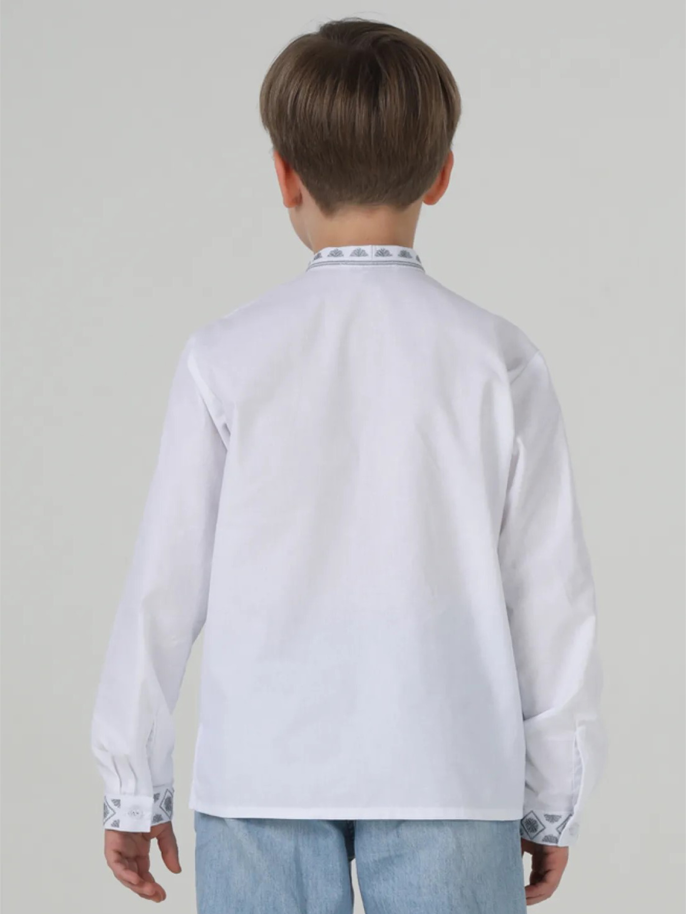Вишиванки Folk Moda модель fm3069-blij Фото