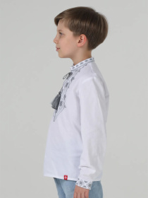 Вишиванки Folk Moda модель fm3069-blij Фото