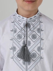 Вишиванки Folk Moda модель fm3069-blij Фото
