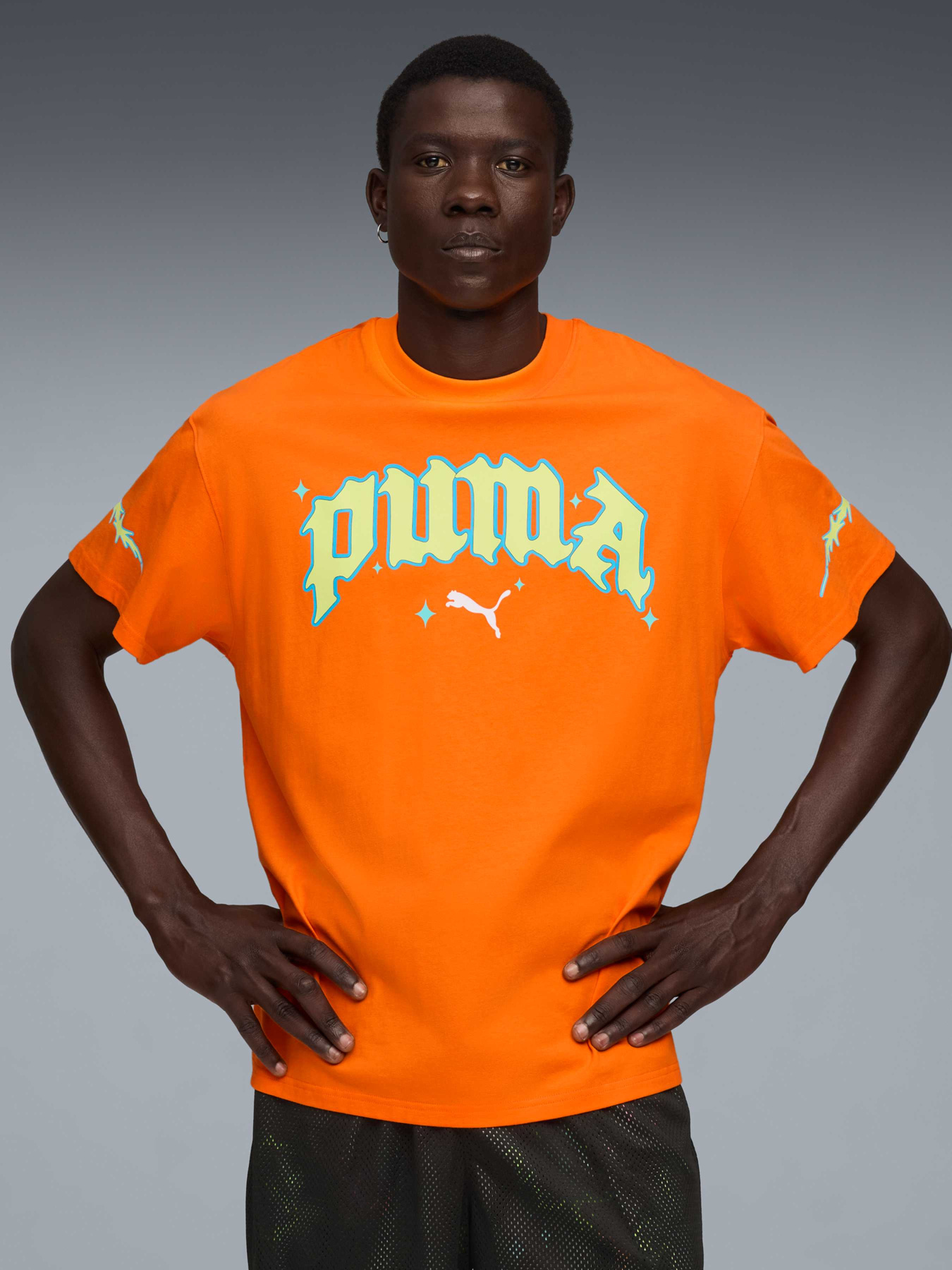 Футболки і поло PUMA Hoops x Rick And Morty Tee 2 модель 633098 Футболки і поло PUMA Hoops x Rick And Morty Tee 2 модель 633098 Фото