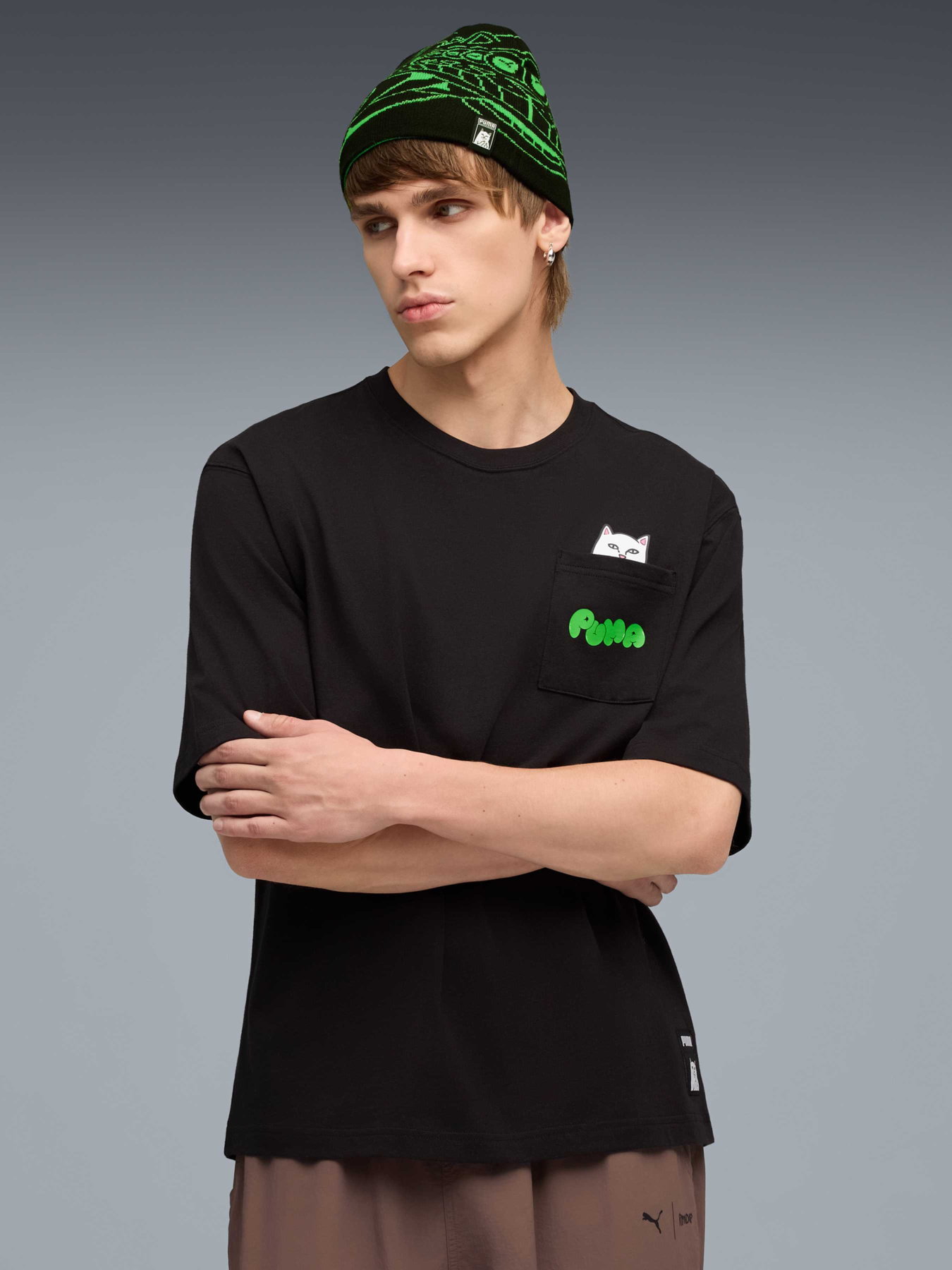 Футболки и поло PUMA x Ripndip Pocket Tee модель 633779 Футболки и поло PUMA x Ripndip Pocket Tee модель 633779 Фото