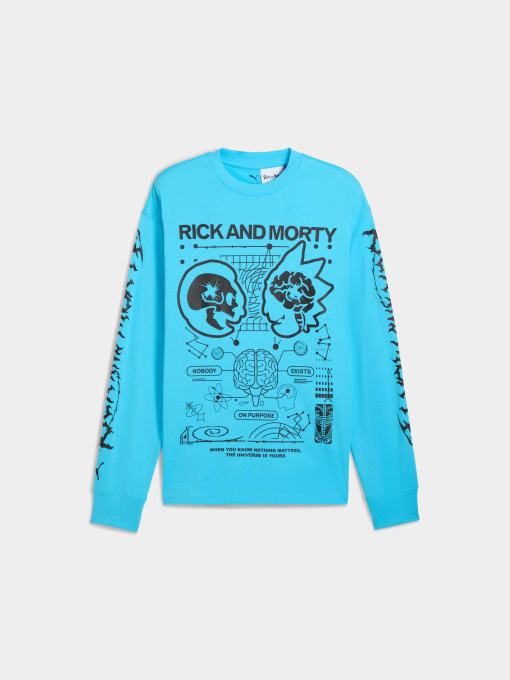 Худі та світшоти PUMA Hoops x Rick And Morty Ls модель 633099 Фото
