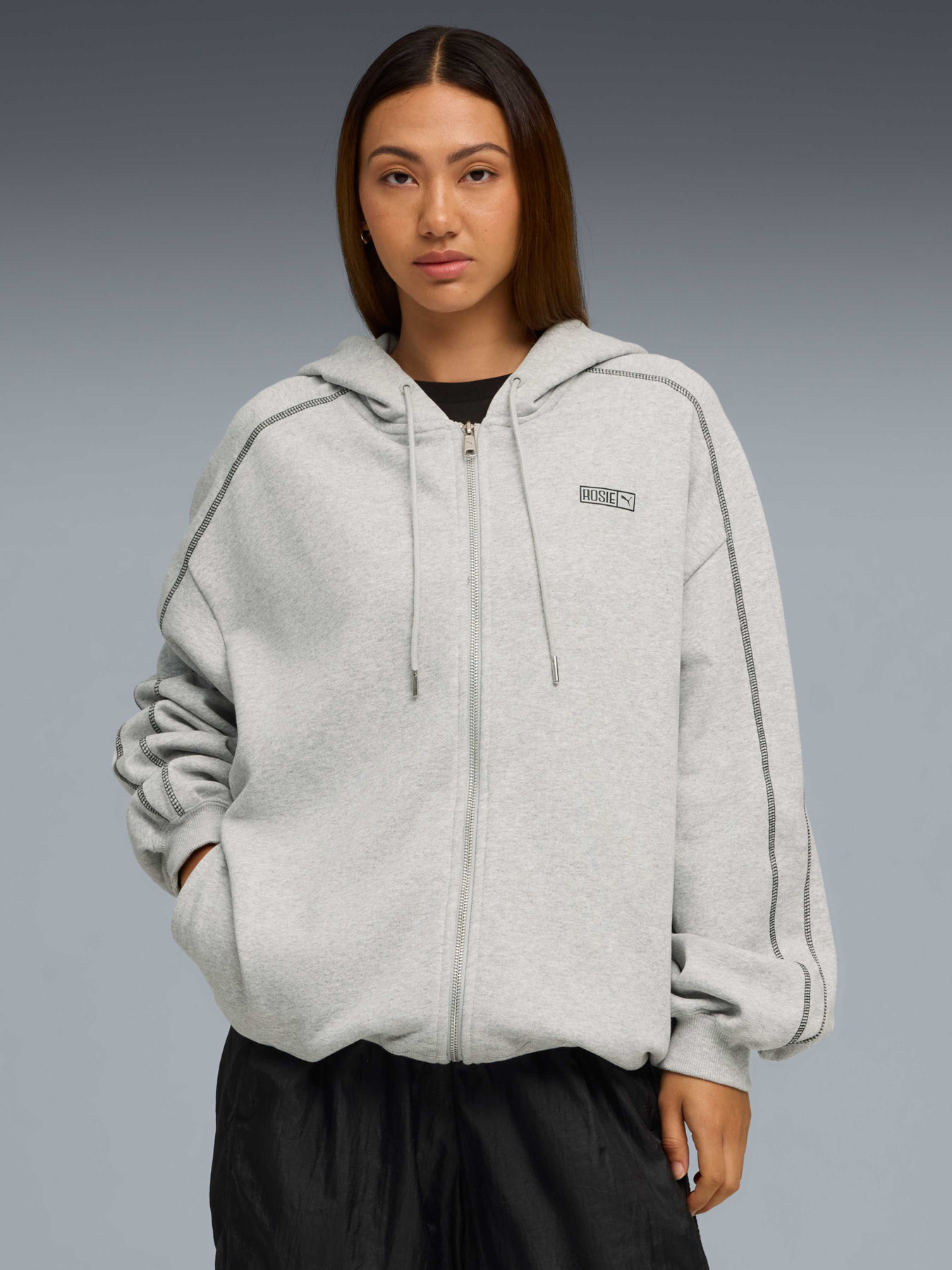 Худи и свитшоты PUMA x Rosé T7 Hoodie модель 633801 Фото