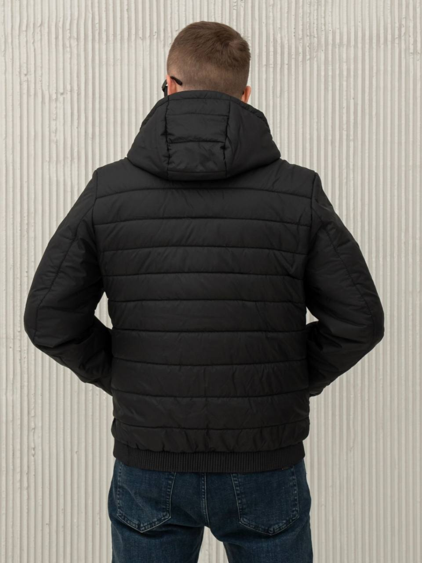 Куртки та дублянки City Fashion Classic модель 35-1-CKF-BLCK Фото
