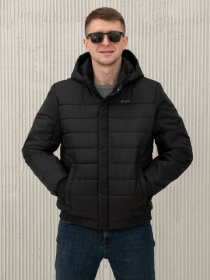 Куртки и дубленки City Fashion Classic модель 35-1-CKF-BLCK Фото