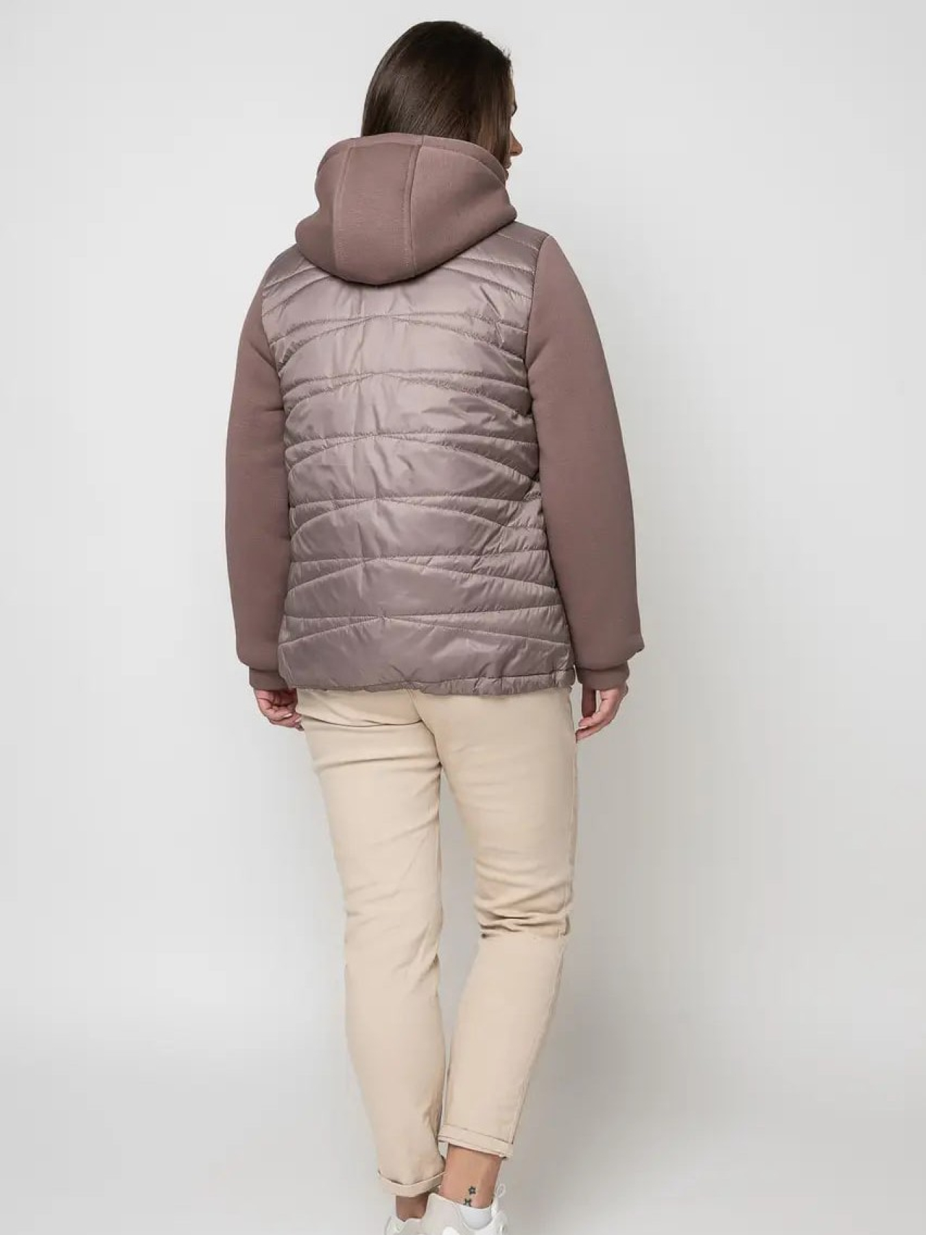 Куртки та дублянки City Fashion Classic модель LR-132-beige Куртки та дублянки City Fashion Classic модель LR-132-beige Фото