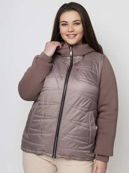 Куртки и дубленки City Fashion Classic модель LR-132-beige Фото