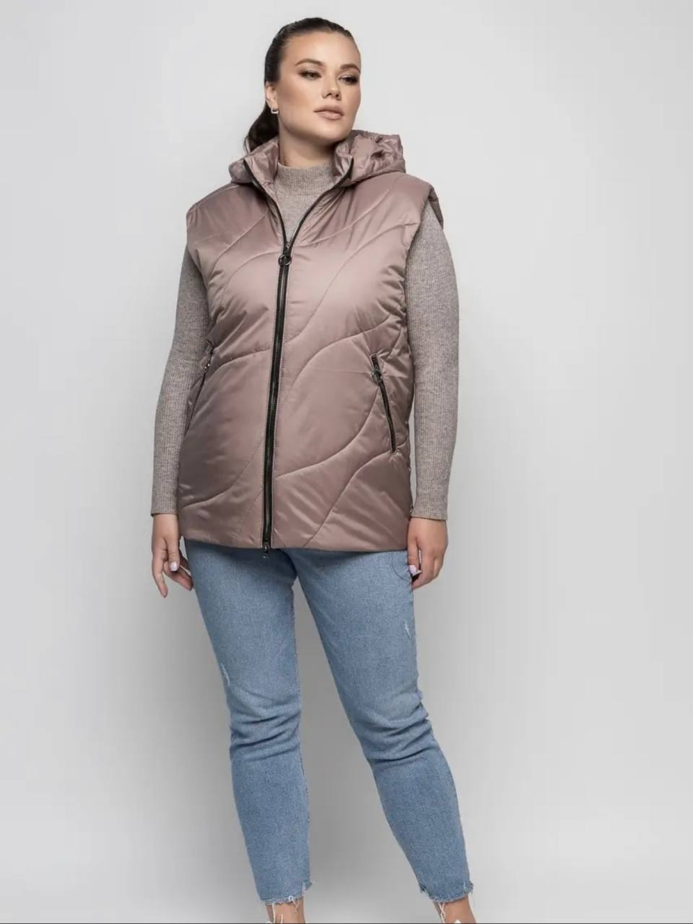 Куртки и дубленки UVENTUM модель LR-7-BEIGE Фото