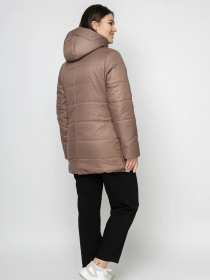 Куртки и дубленки City Fashion Classic модель LR-134-brown Фото