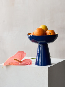 Фруктовница "Элизиум" железная MBM HOME модель BD-02 DEEP BLUE/BRONZE Фото