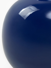 Ваза "Элизиум" железная синяя с золотистым MBM HOME модель VB-05 DEEP BLUE/GOLD Фото