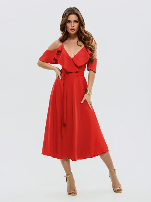 Сукні ISSA Plus модель 11493_red Фото