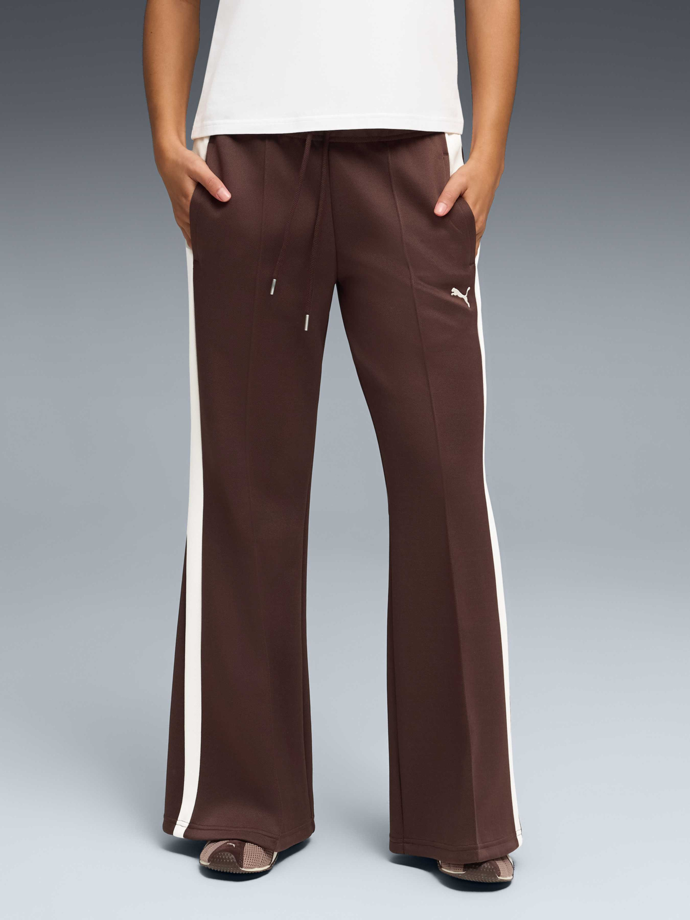 Брюки PUMA T7 Relaxed Flared Pants модель 636884 Фото