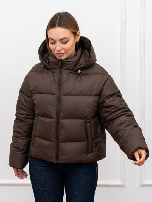 Куртки и дубленки UVENTUM модель 1130-BM-chocolate Фото