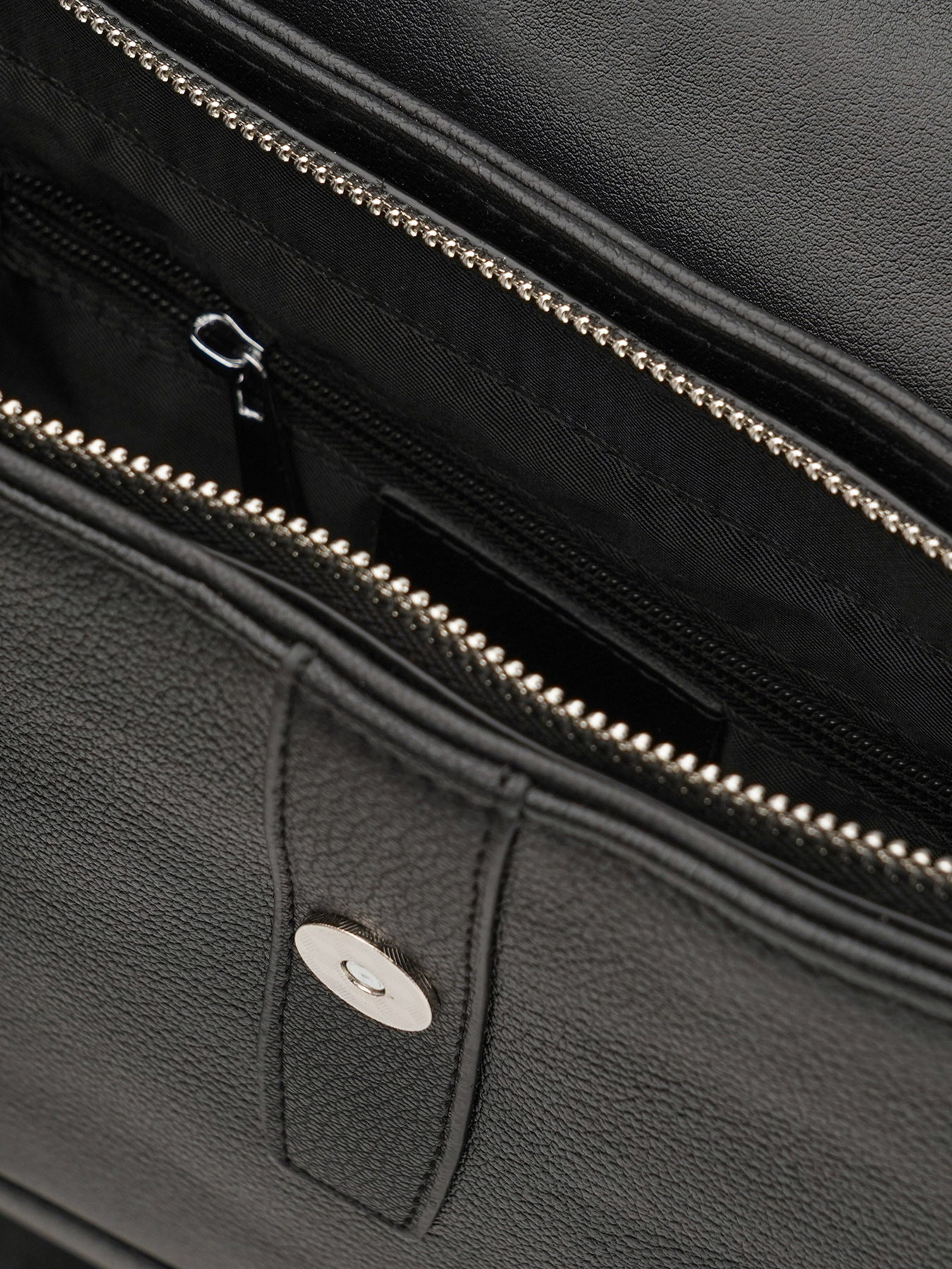 Сумки Borsa Leather модель K18868bl-black Фото