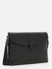 Сумки Borsa Leather модель K18868bl-black Фото