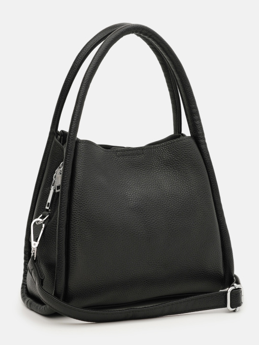 Сумки Borsa Leather модель K1607bl-black Фото