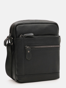 Сумки Borsa Leather модель K18817bl-black Фото